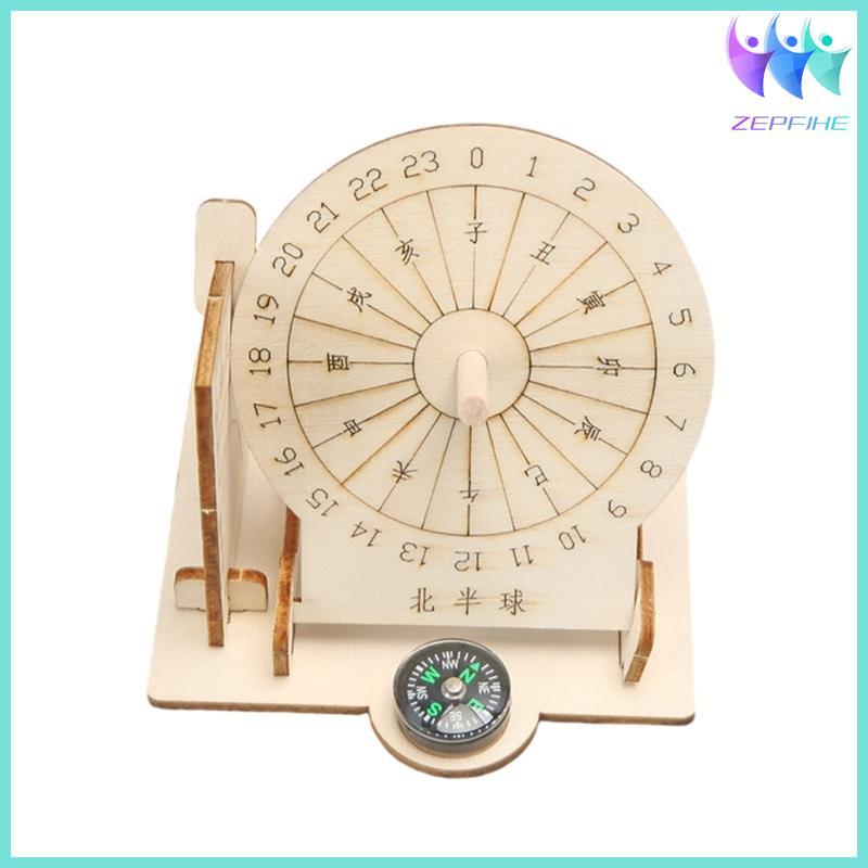 Equatorial Clock Model Hands on Assembly Toy Children Educational Toy