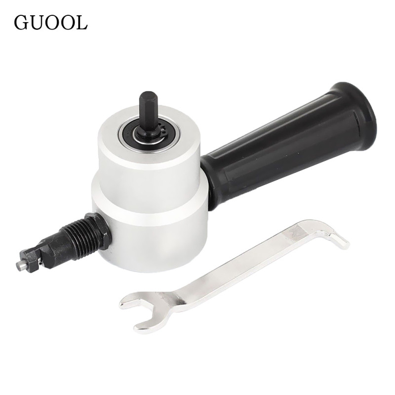 Tấm hai đầu Nibbler Máy cắt kim loại Máy cắt cưa Máy khoan đính kèm bán chạy