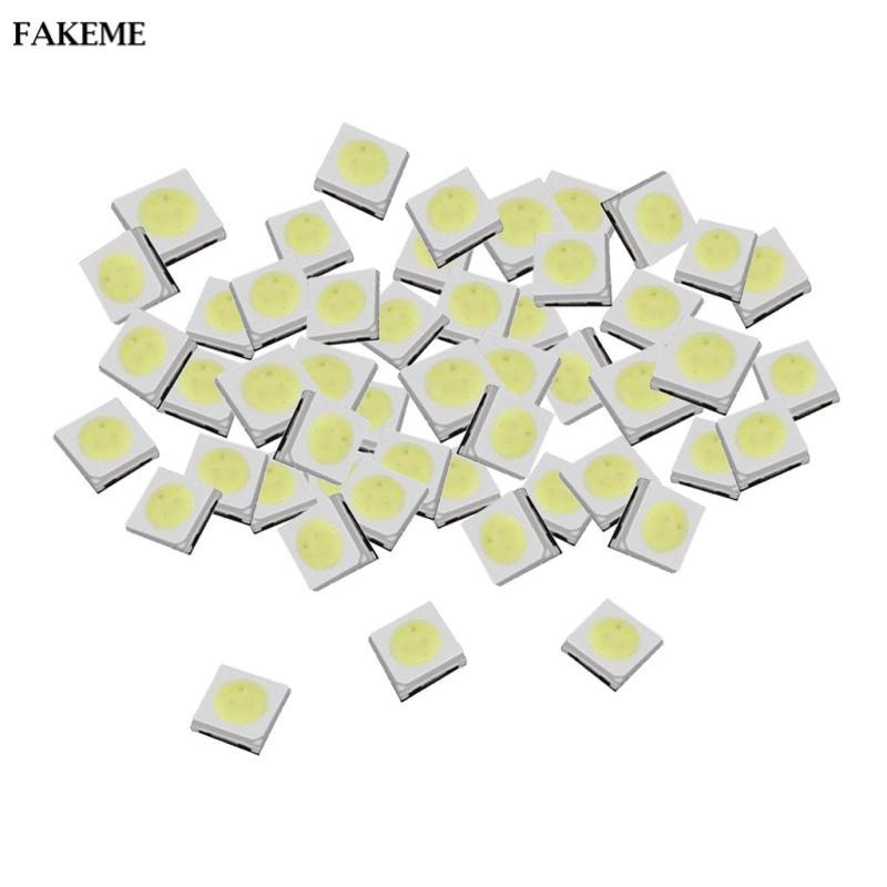 Bộ 50 1 Watt LED SMD COB Công Suất Cao Đèn Trắng Lạnh Diode Chip 3535