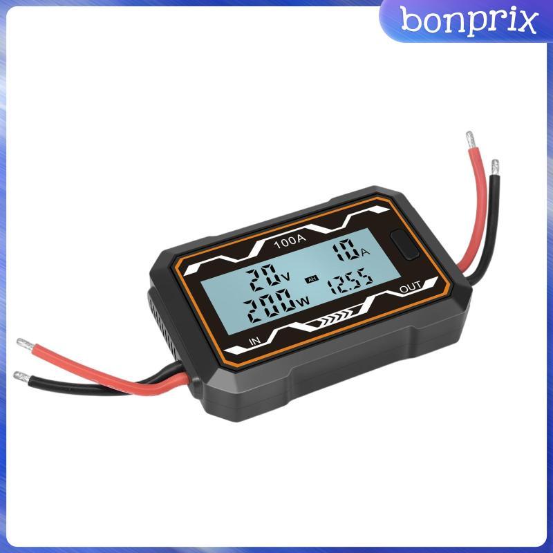 Đa chức năng DC Watt Meter Amp Meter Máy phân tích tiêu thụ điện năng Màn hình LCD để kiểm tra sở th