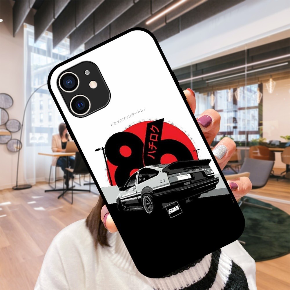 Nhật Bản Ban Đầu D AE86 Anime JDM Iphone Series TPU Dành Cho IPhone 15 13 17 16 ProMax Mini