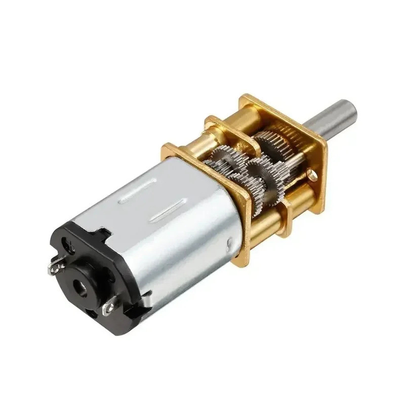 N20 Mini Micro Metal Gear Motor DC 3V / 6V / 12V Gear Motor với Gearwheel DC Motors 15 / 30 / 50 / 6