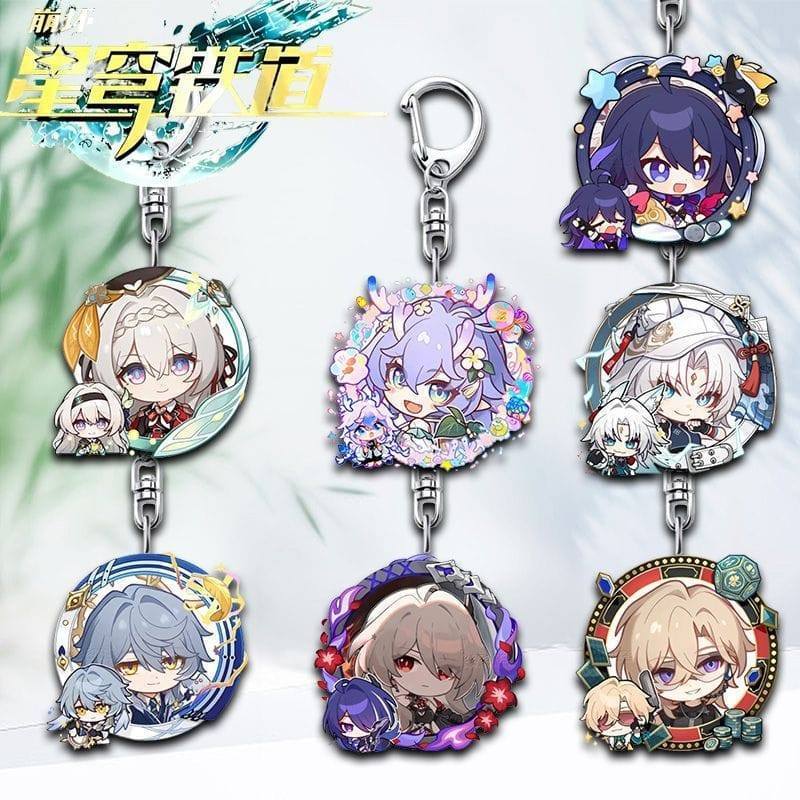 Sz_Shop - Koleksi Otakumart - Honkai Star Rail Keychain HSR Amphoreus Penacony Phainon Acheron Firef
