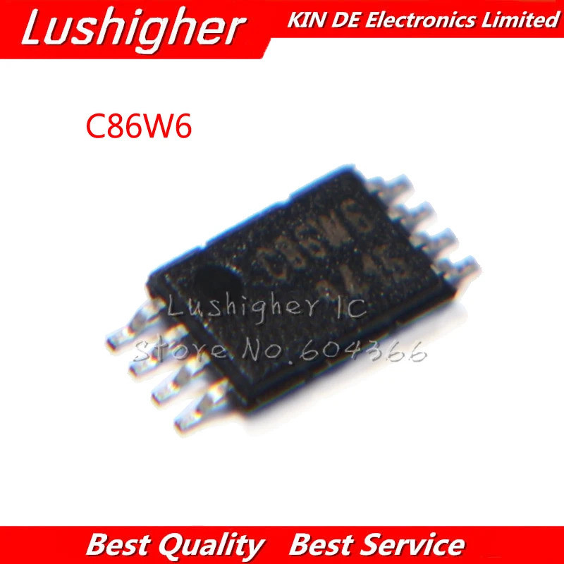 10 chiếc 93C86 C86W6 TSSOP8 Chip máy tính ô tô