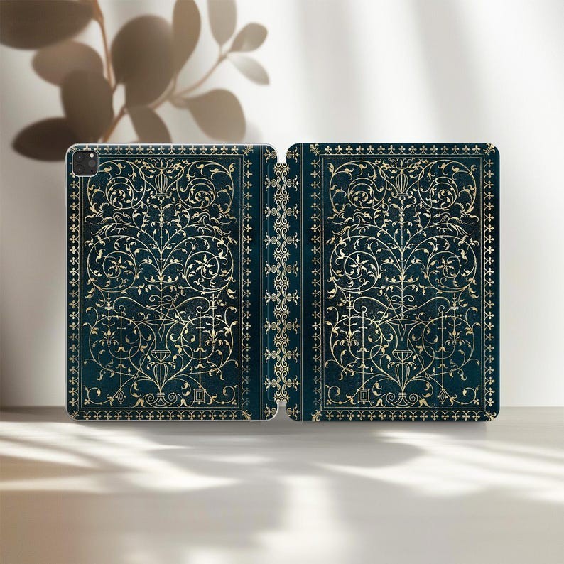 Sách Cũ iPad Ốp Lưng 10.2 inch Vintage iPad Air 5th 10.9 "Pro 12.9 2024 2020 Cover Air 11 13 Mini 7 