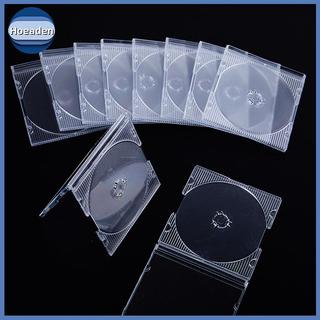 Hoeaden 5 / 10 Chiếc Hộ Gia Đình Tiêu Chuẩn Đĩa Đơn Hộp Bảo Quản DVD Ốp Lưng CD Nhựa Trống Trong Suốt CD Hộp Đĩa CD VN