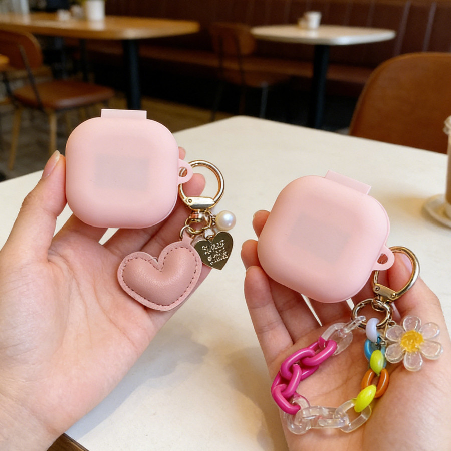 Ins thời trang Keychian Case cho Baseus WM01 / WM02 Vỏ tai nghe silicon cho vỏ Baseus WM02 Phụ kiện 