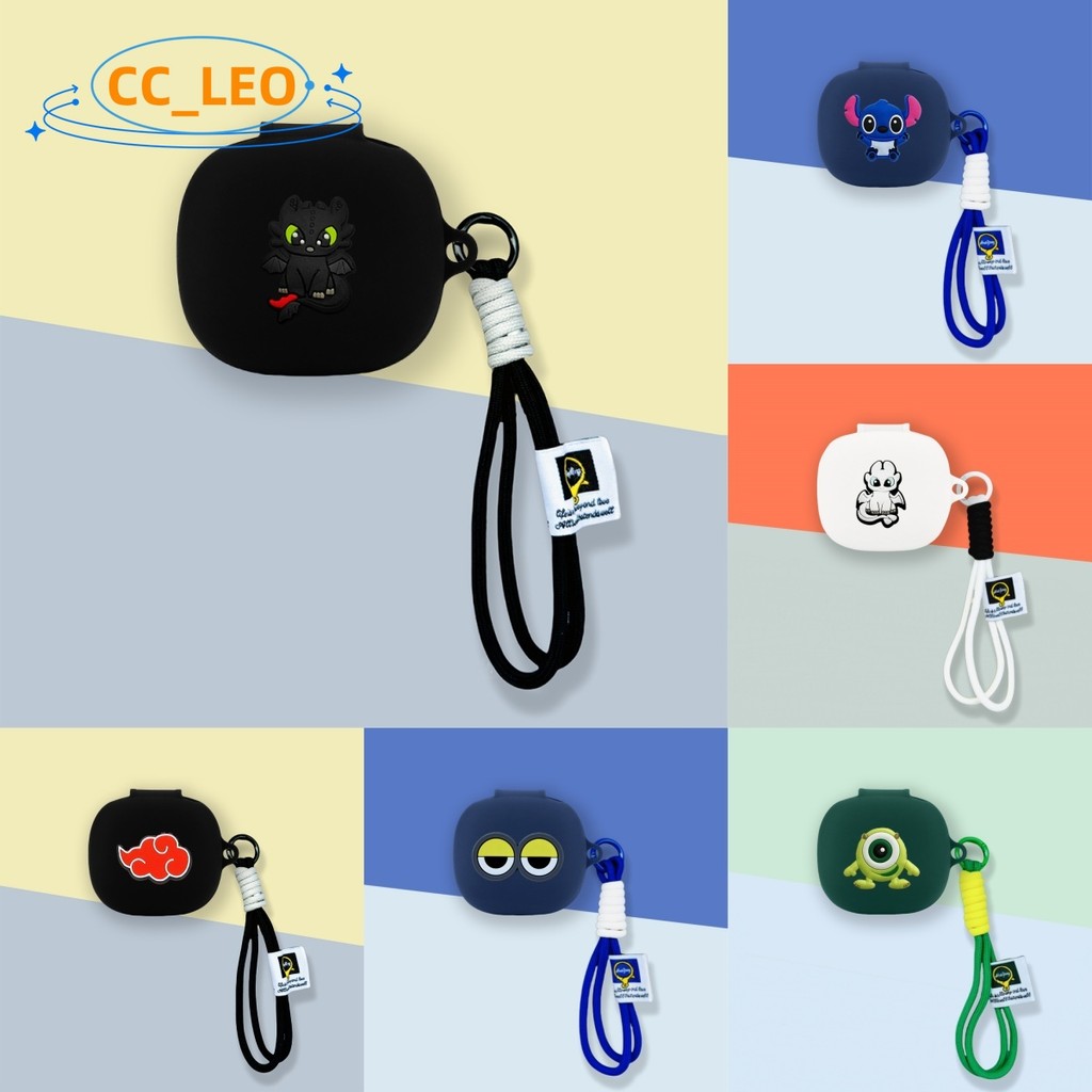 for EarFun Air Pro 3 Case Silicone Soft Case Cartoon Night Fury Cute Lanyard Suitable for EarFun Air