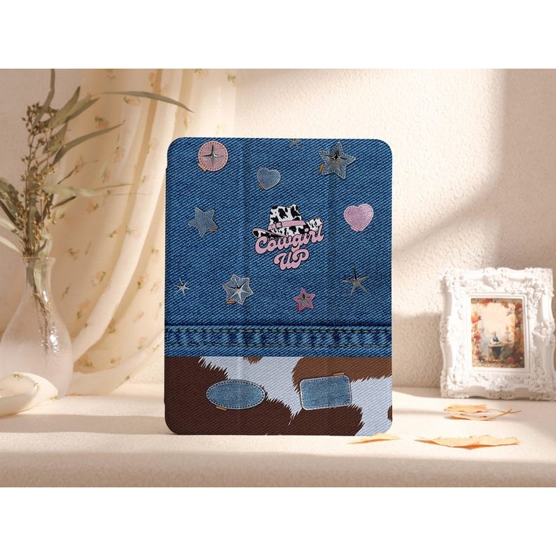 Ốp lưng iPad hợp thời trang Cowgirl Collage, iPad Pro 11 "13" 2024, iPad Air 11 "13", Air 10.5 iPad 