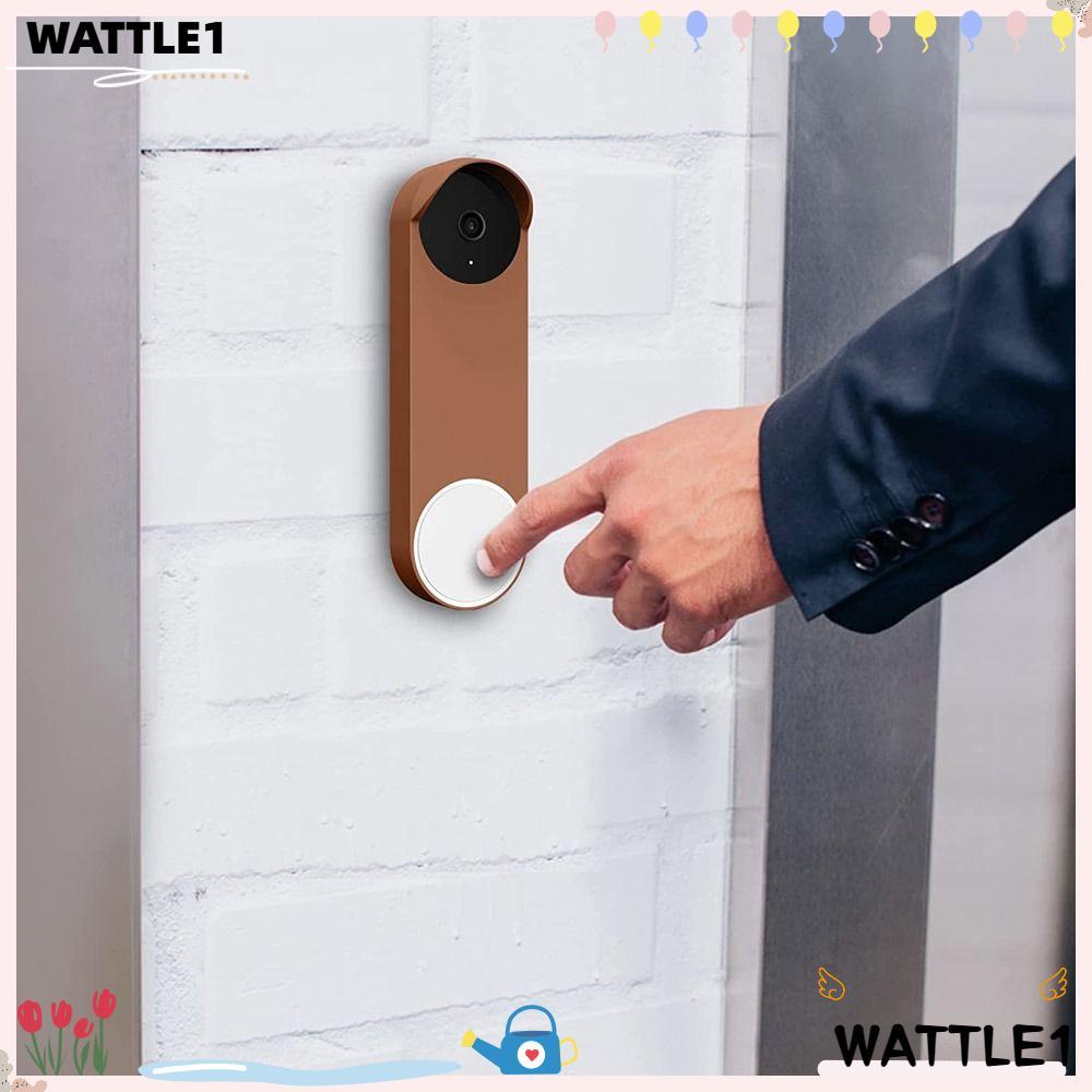 Vỏ chuông cửa WTTLE Da bền cho vỏ bảo vệ Google Nest cho Google Nest