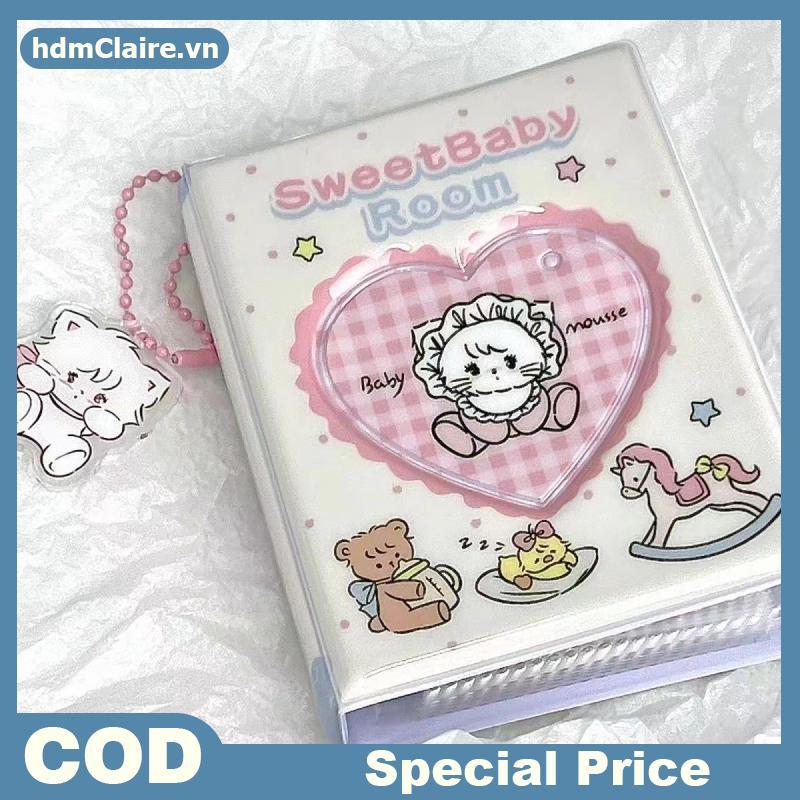 HdmClaire 36 Khe Hàn Quốc Dễ Thương Miko Album Ảnh 3 Inch Thần Tượng Photocard Bộ Sưu Tập Sách Lomo 