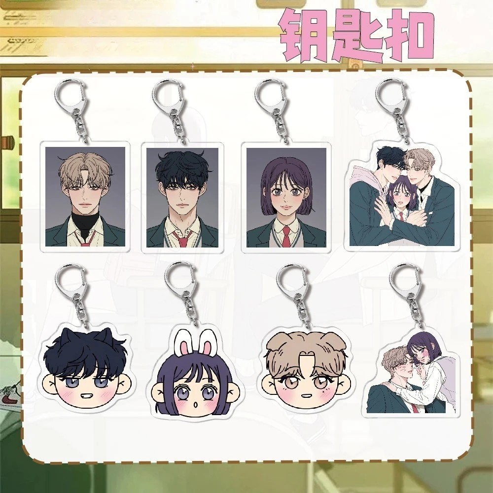 Móc khóa Acrylic Manhwa Operation True Love Tình Yêu Có Là Thật Go Eunhyeok Baek Dohwa Shim Sooae Ka