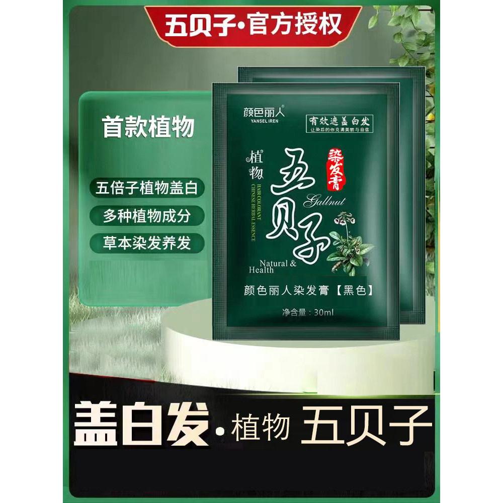 One Wash Plant Pure Black Hair Dye Yourself Hair Dye Bubble Hair Dye Black Gobe Hair Dye Cream 0323