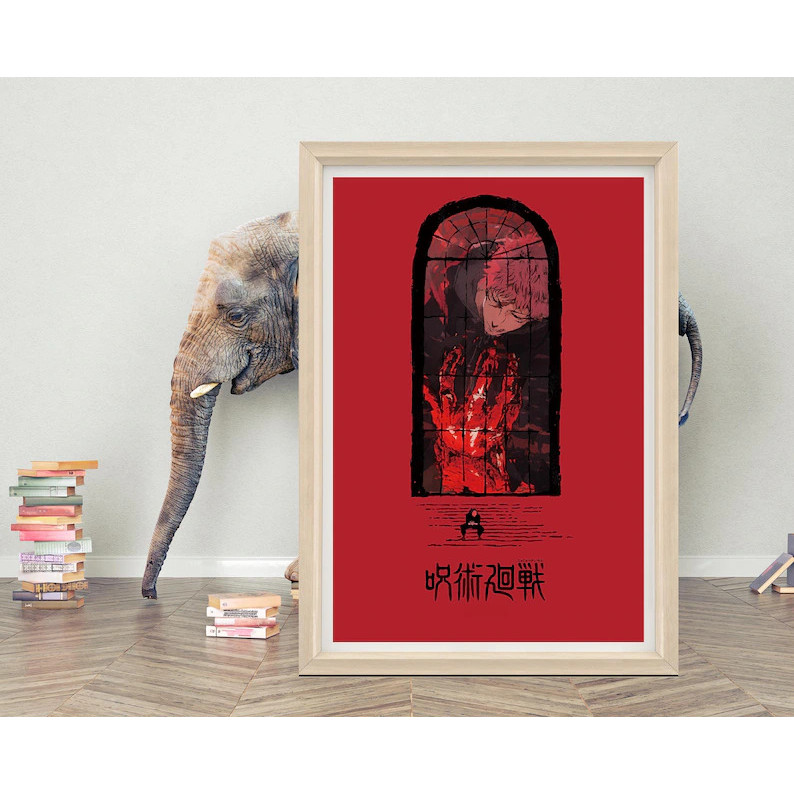 Áp phích Jujutsu Kaisen Season 3| Poster Anime Jujutsu Kaisen | Poster vải canvas chất lượng cao để 