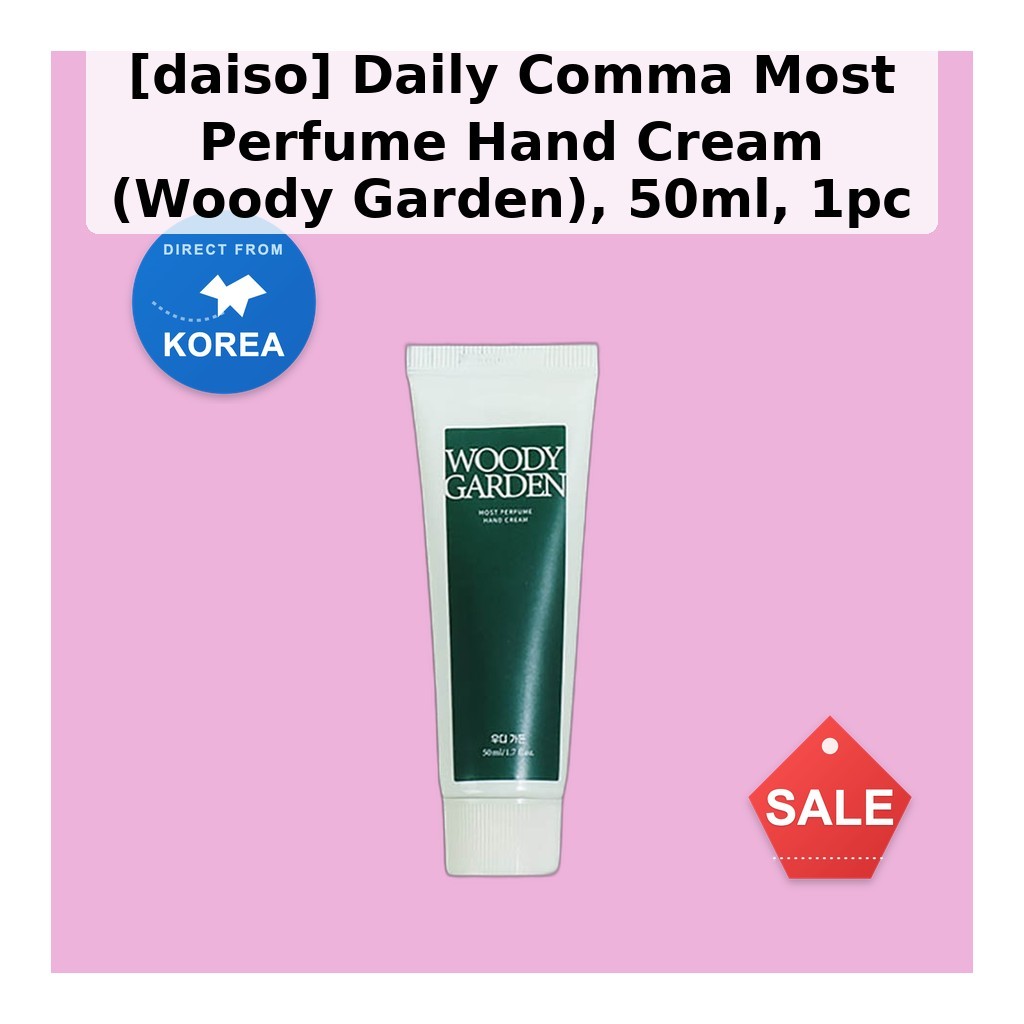 [daiso] Daily Comma Most Perfume Hand Cream (Woody Garden), 50ml, 1pc / Kem dưỡng tay Hàn Quốc của t