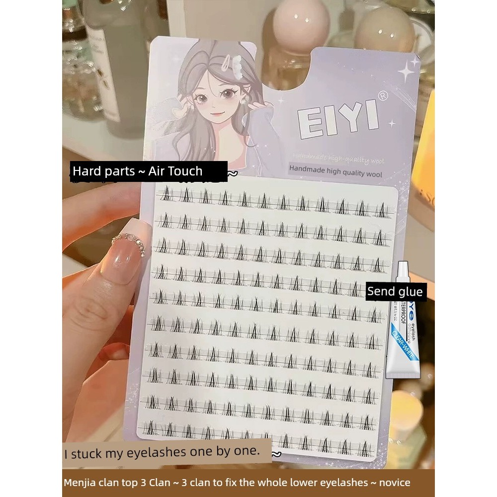 EIYI Little Wildcat Bộ ba mô phỏng tự nhiên Lông mi dưới