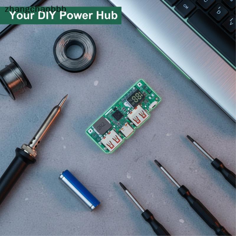 Mô-đun sạc nhanh zhangchaobbb QC PD30 với màn hình kỹ thuật số IP5356 cho các ứng dụng sạc USB DIY 1
