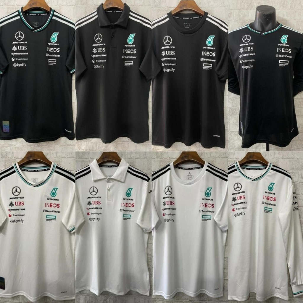 Áo sơ mi Polo chất lượng cao tay ngắn Mercedes F1 2025 F1