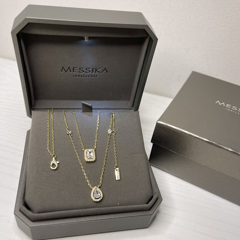 Đôi vòng cổ Messika bạch kim và vàng hồng - Quà tặng ngày lễ tình nhân sang trọng