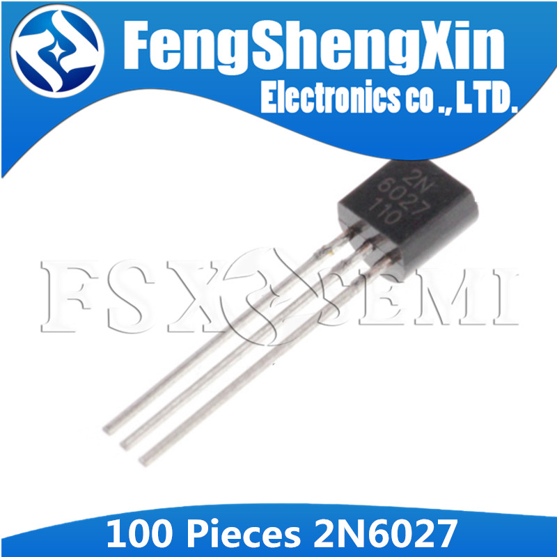 10 CÁI 2N6027 TO-92 6027 TO92 Transistor có thể lập trình Unijunction Transistor