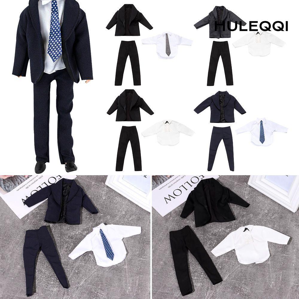 HULEQI 11 Bộ 1 / 6 Quần Áo Búp Bê Nam, Mặc Hàng Ngày Đẹp Trai Phù Hợp Với Áo Sơ Mi Quần, 6 Phong Các