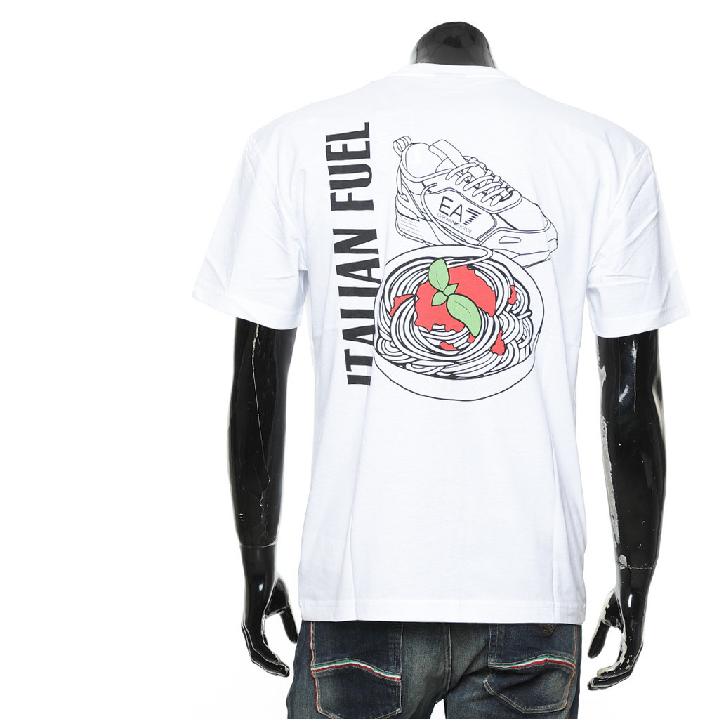 Áo thun ngắn tay cổ tròn nam thời trang Armani EA7