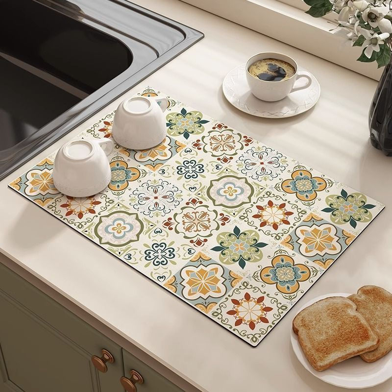 New Product#American-style dining table mat with a light luxury and high-end feel, home-use heat-ins