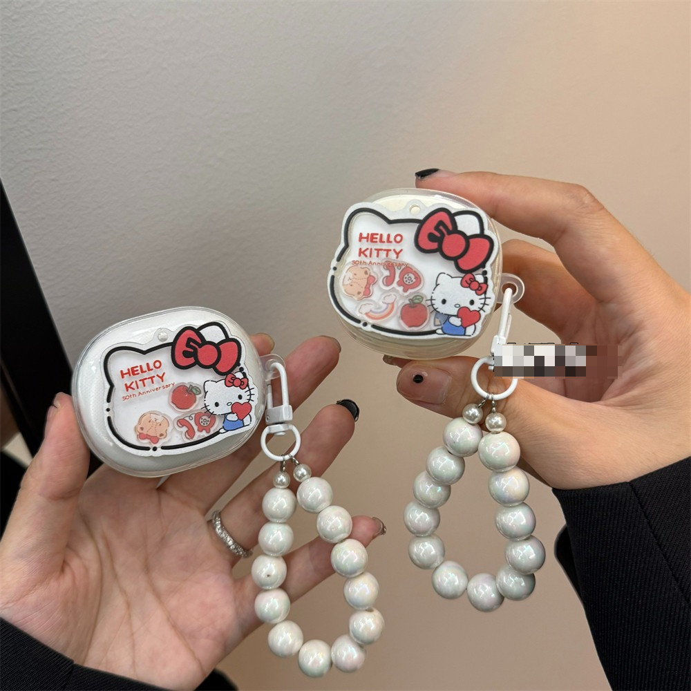 Ins dễ thương Dành cho vỏ Soundcore K20i / R50i NC / R60i NC / R50i có nắp tai nghe keychian & silic