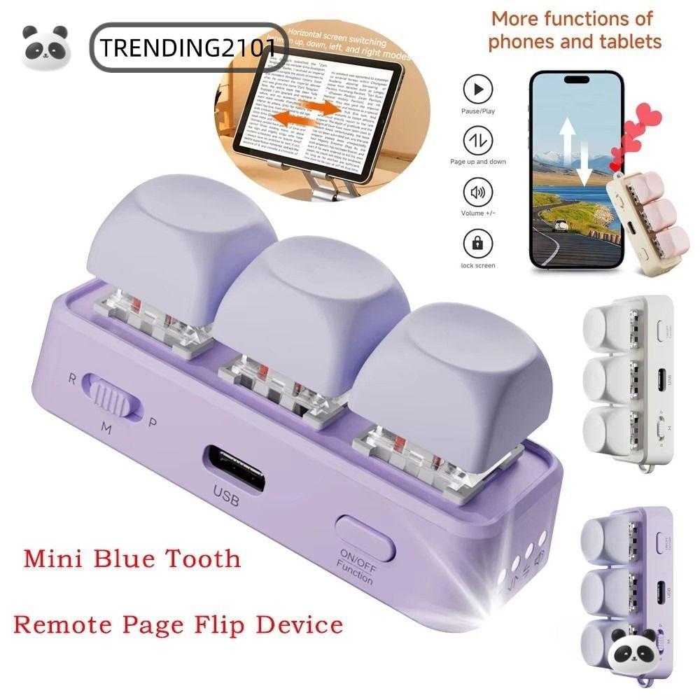 TRENDING Bàn Phím Trang Turner, Đa Năng 3 Phím EBook Trang Turner Bàn Phím, Di Động Đa Năng Trang Bl