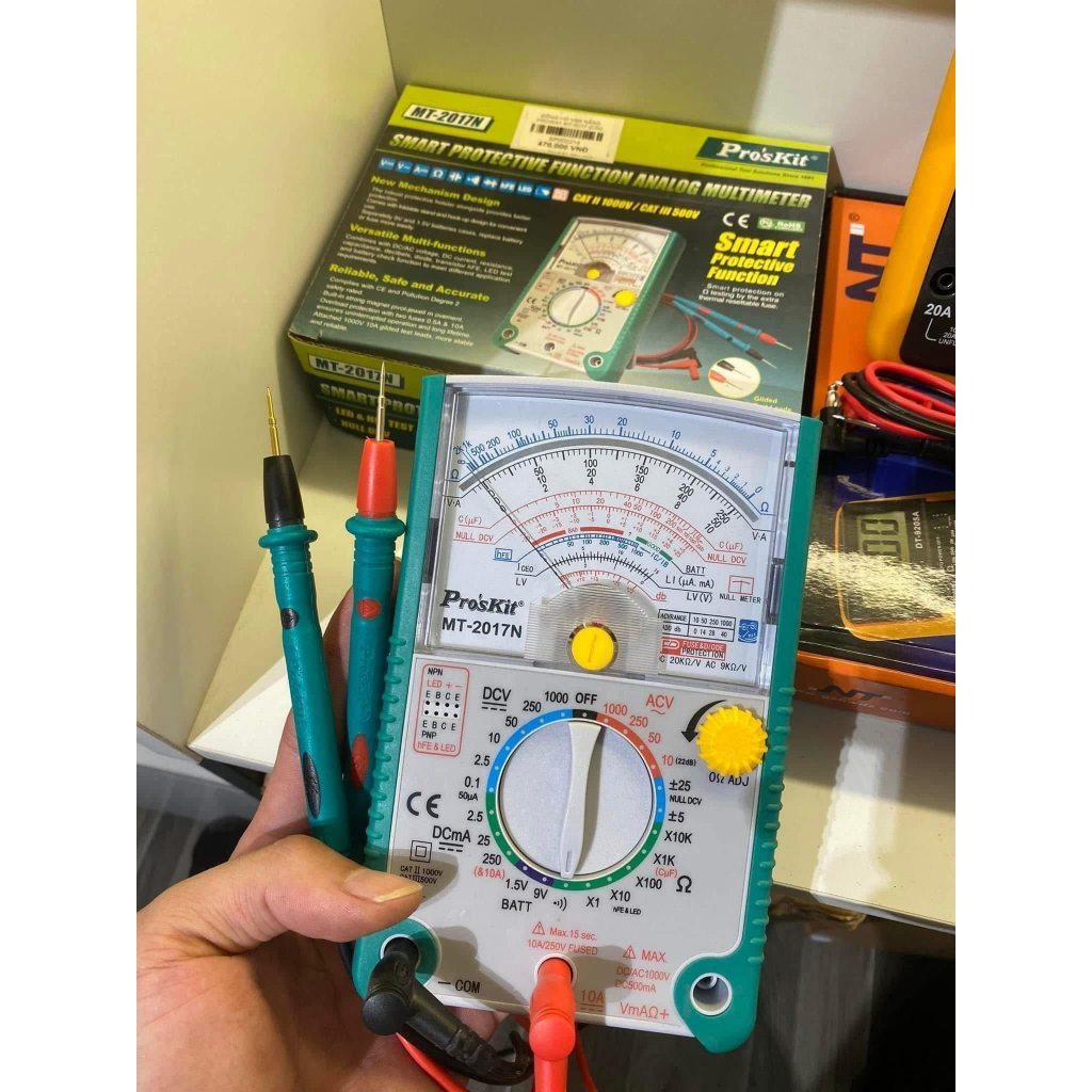 ĐỒNG HỒ ĐIỆN TỬ VẠN NĂNG Proskit MT-2007 quốc dân( Thiết Bị Sửa Chữa Mobile )