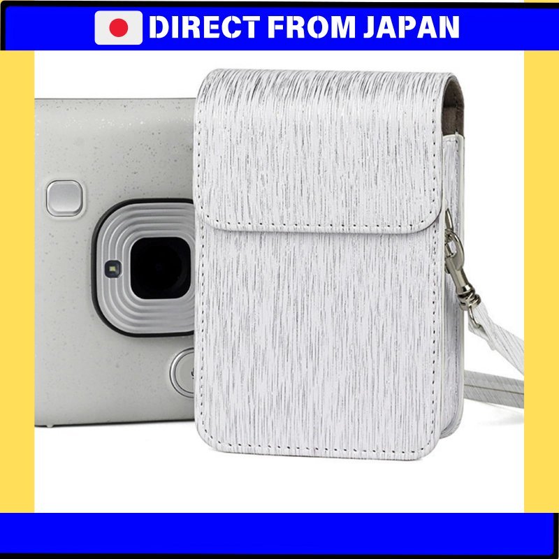 Bao da Fenmaru Instax Mini LiPlay, Túi đựng nhỏ gọn bằng da PU, Vỏ bảo vệ cho máy ảnh chụp lấy liền 