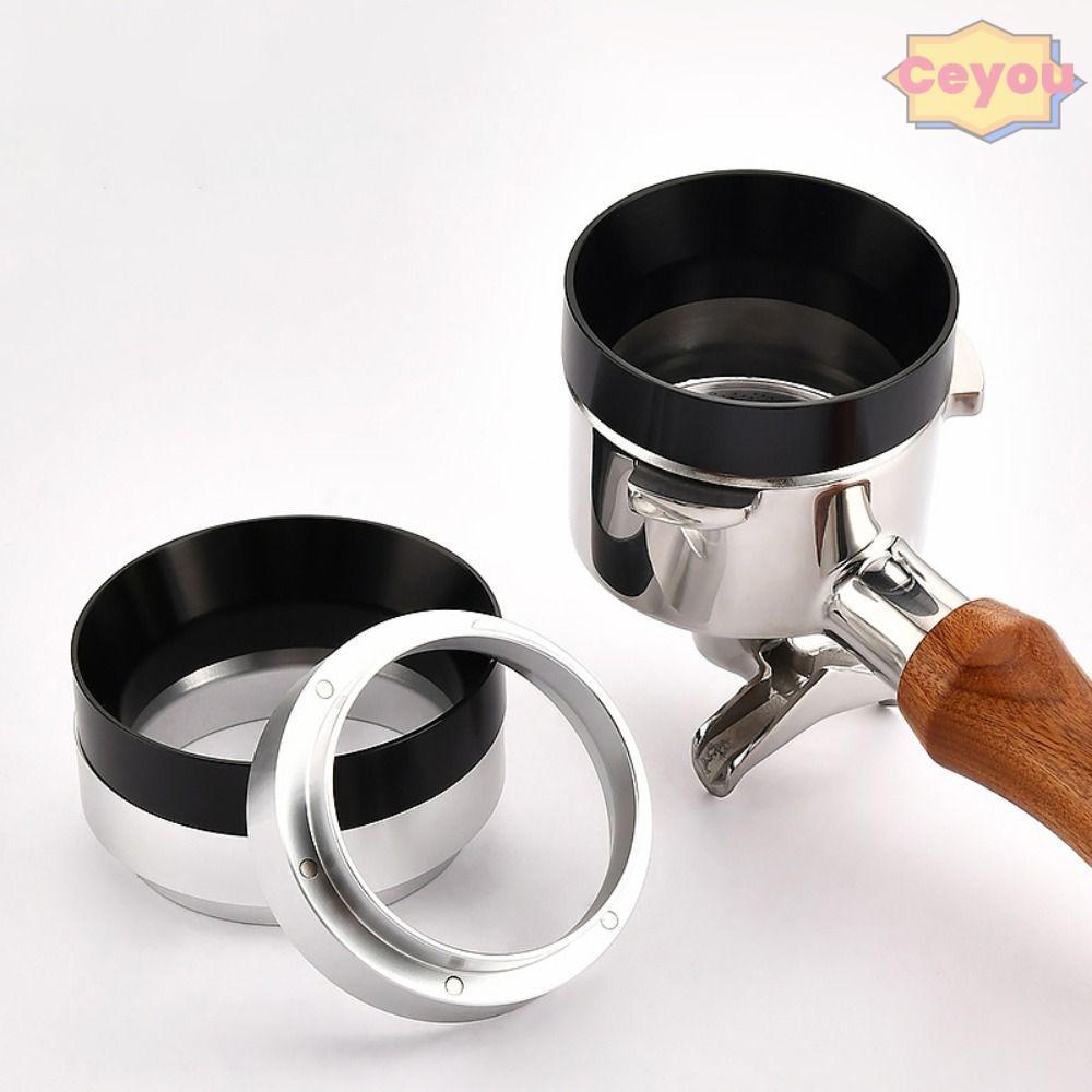 CEYOU 51mm / 53mm / 58mm Bát ủ bia Espresso Phễu từ tính Portafilter Cà phê Tamper