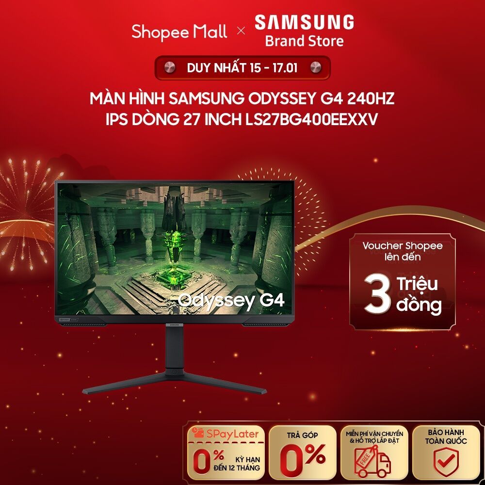 [MIỄN PHÍ VẬN CHUYỂN] Màn Hình Samsung 27 inch Odyssey G4 240Hz IPS 1ms AMD FreeSync Premium HDR LS2