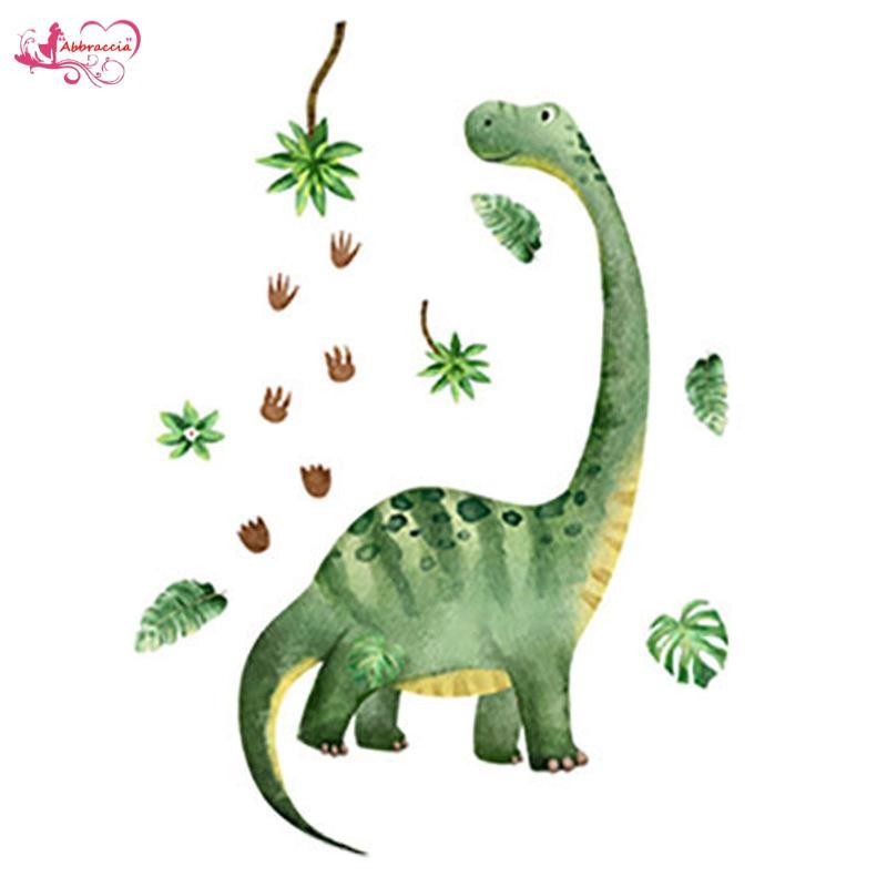 Abbraccia Dán Tường Khủng Long DIY Miếng Dán Nền Miếng Dán Trang Trí Nhà Decal Dán Tường Cho Trẻ Em 