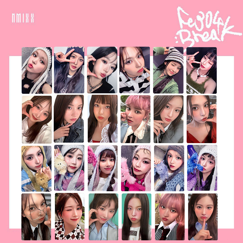 NMIXX Kết Hợp Photocard Album Mới Fe3O4: BREAK Hàng Hóa Thẻ Ngẫu Nhiên DASH NSWER Bộ Sưu Tập Photoca