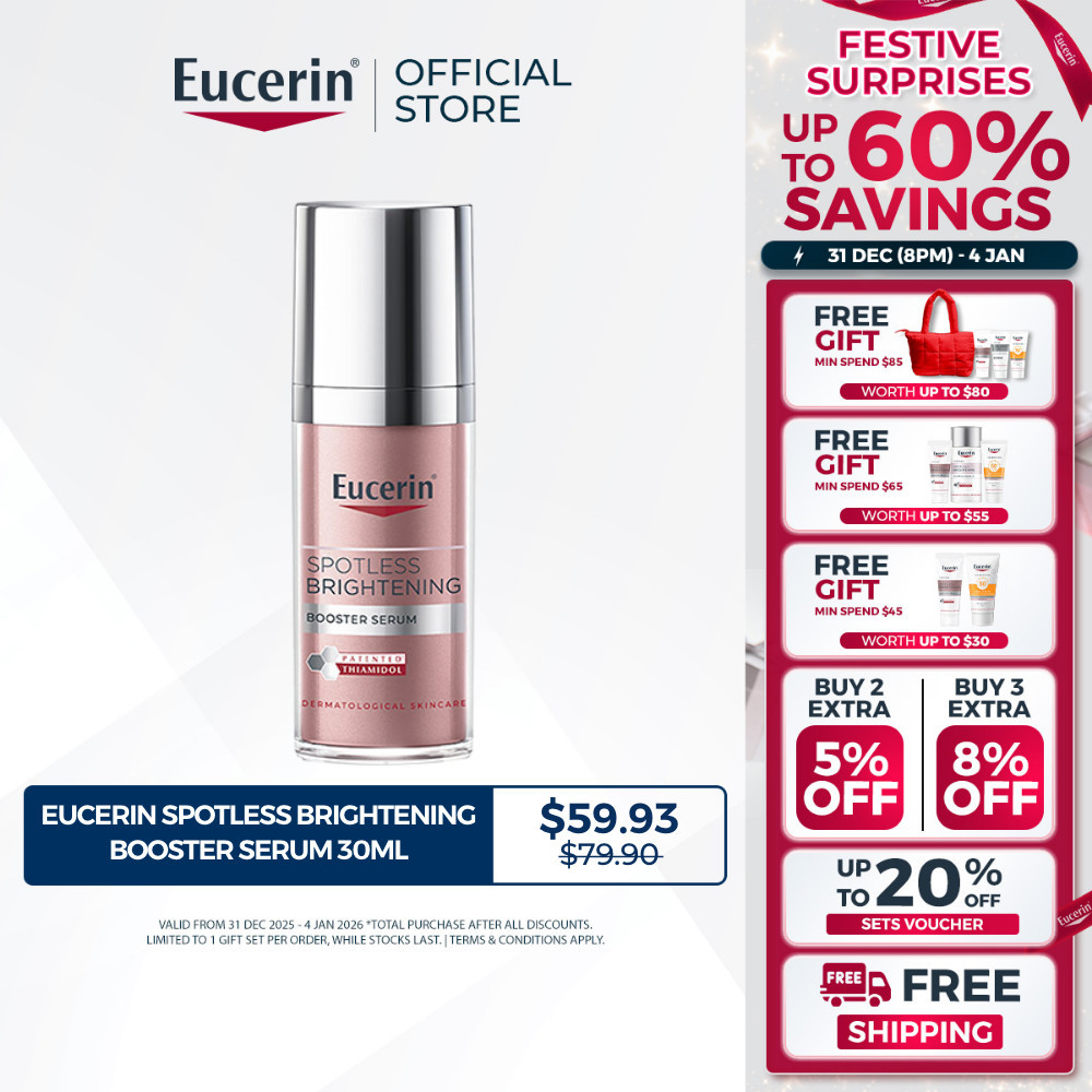 Eucerin Ít Brightening Booster Serum 30ml | Serum Thiamidol | Chống tối s | Dưỡng ẩm da