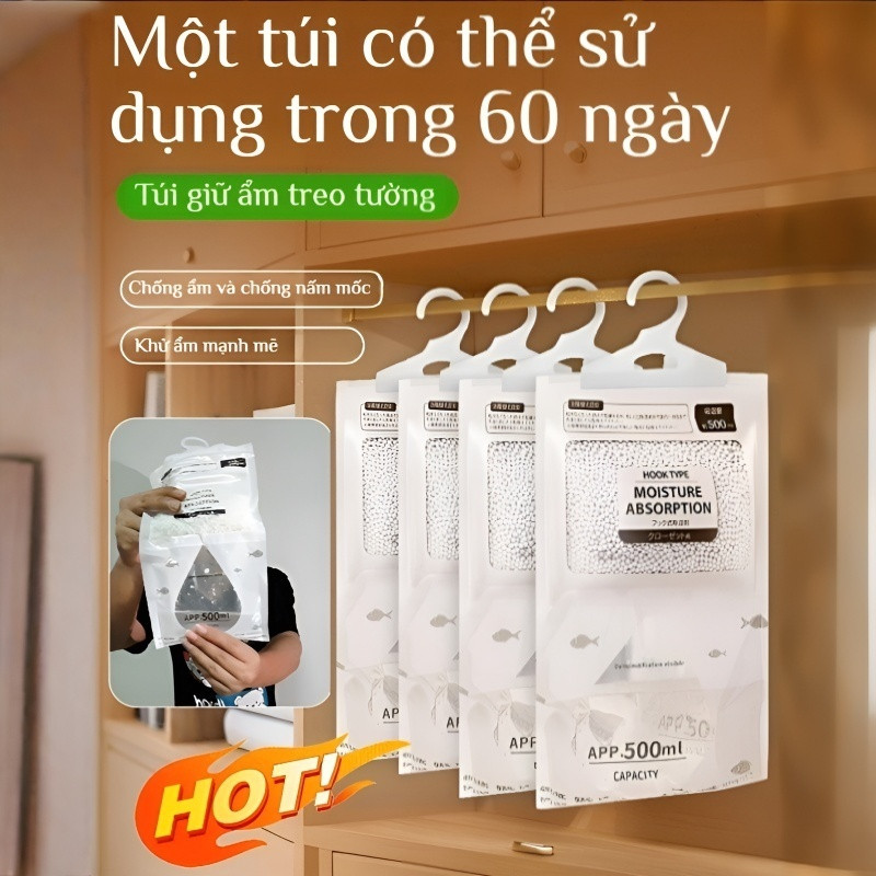 Top 7 sản phẩm hút ẩm tủ quần áo nam hiệu quả năm 2026