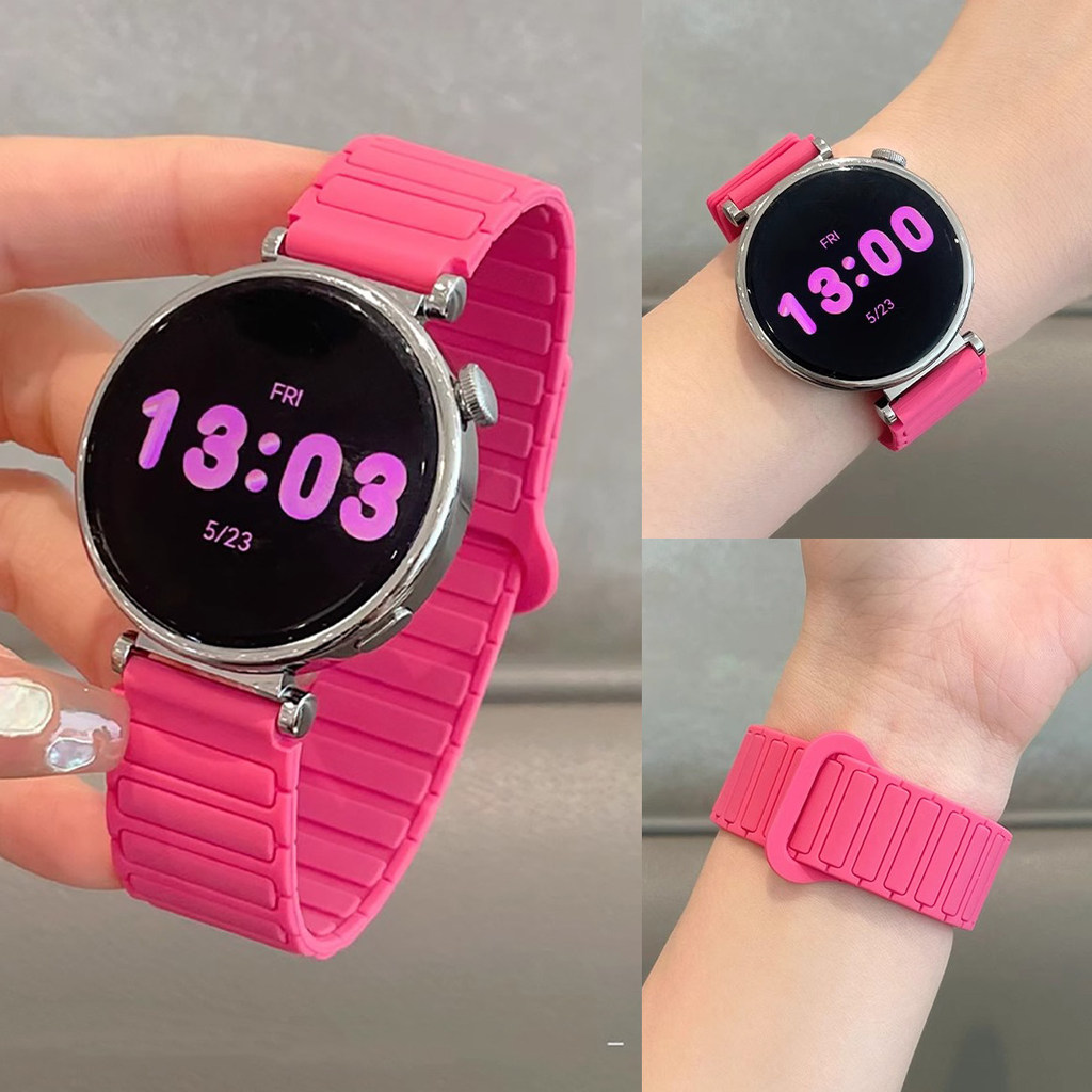 Dây đeo từ tính silicon mới Thích hợp cho Huawei GT6 Universal GT5 watch5 Dây đeo Huawei FIT4 Xiaomi