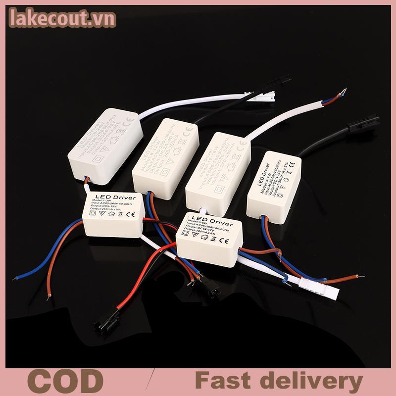Lat 1PC 1-3W 3-5W 4-7W 8-12W12-18W 18-24W LED Driver Light Transformer Constant Current Power Adapte