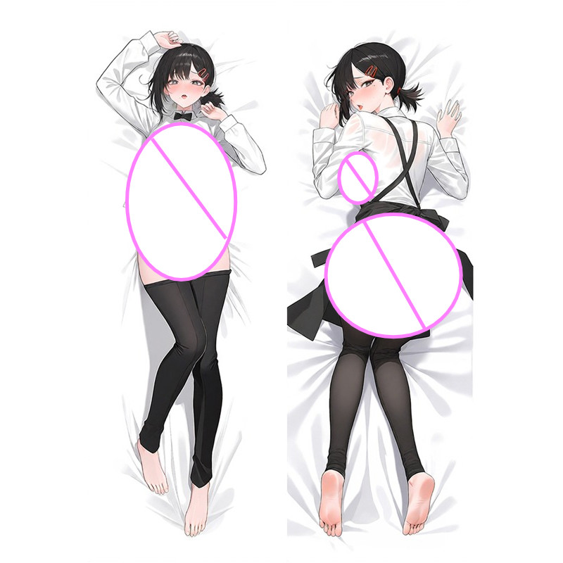 Cưa Xích Người Higashiyama Koyuki Dakimakura Waifu Trang Trí Vỏ Gối 2 Mặt In Ôm Thân Đệm Bao
