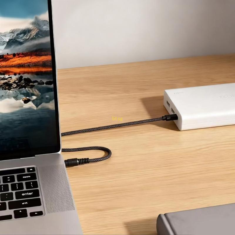 Bộ chuyển đổi sạc btsg Type C sang DC5521 DC5525 để tương thích nhiều thiết bị