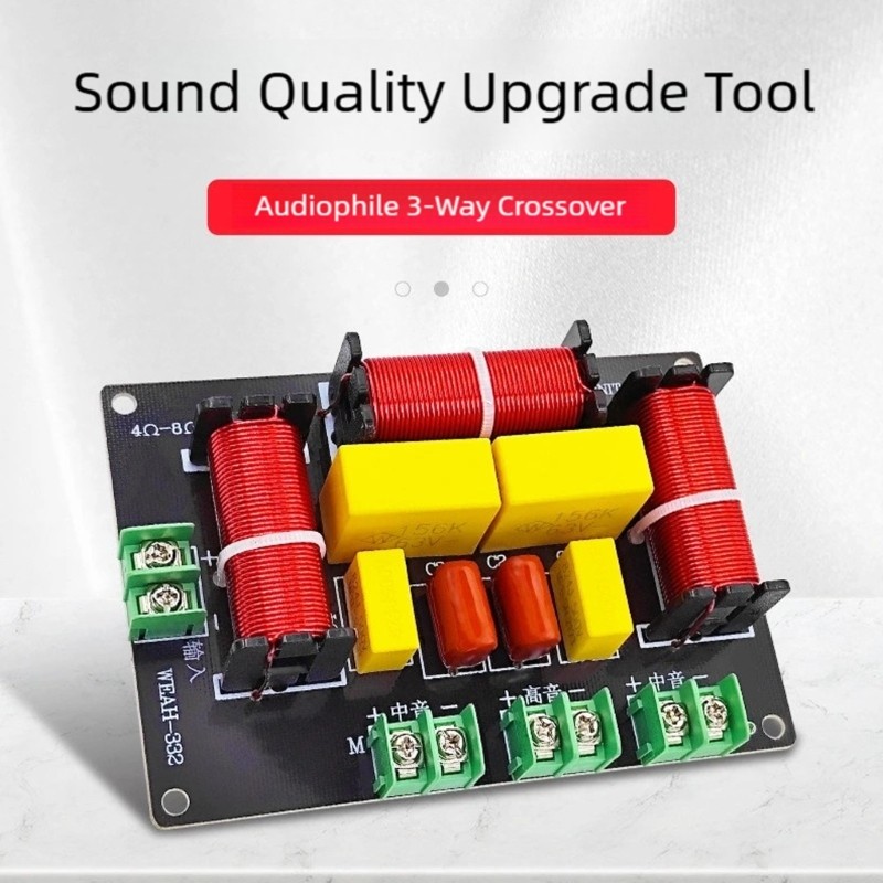 BTM 200W 3Way Crossover cho hệ thống loa Bảo vệ thông minh Trở kháng thích ứng Hiệu suất ổn định cho