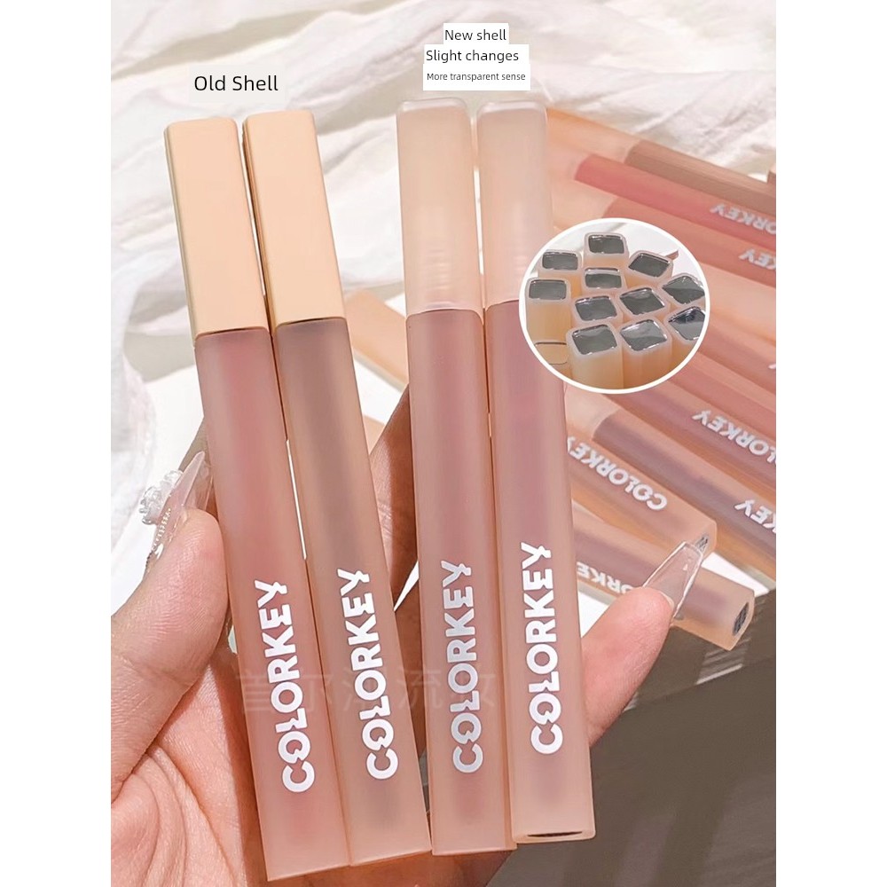 Colorkey Colorkey Colorkey Lip Glaze Water Mist Lip Gel Chống Dính Cốc Năm Ngựa Giới Hạn p307 Son Mô