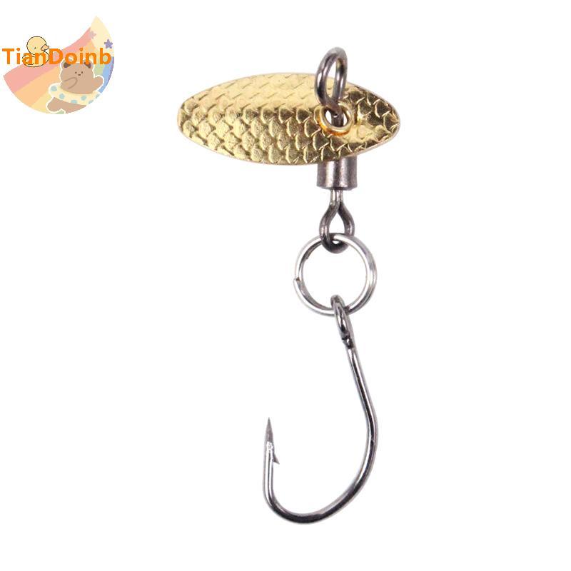 TianYe Micro Long Lanh Xoay Vòng, Jig Mồi Câu Cá Mini Kim Loại - VN