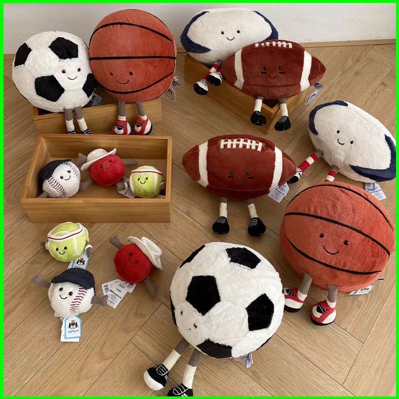 GC JELLYCAT Vui Bóng Đá Bóng Rổ Mỹ Bóng Đá Sang Trọng Búp Bê Quà Tặng Cho Trẻ Em Gối Ngủ Đồ Chơi Giá