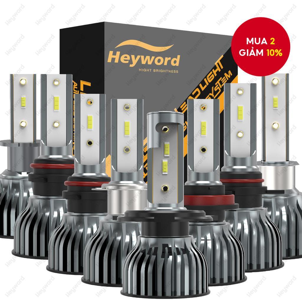 Đèn pha LED ô tô mới H7 H1 H3 H4 H11 9005 9012 sáng nổi bật 3000k 4300k 6000k 8000k có bốn màu lựa c