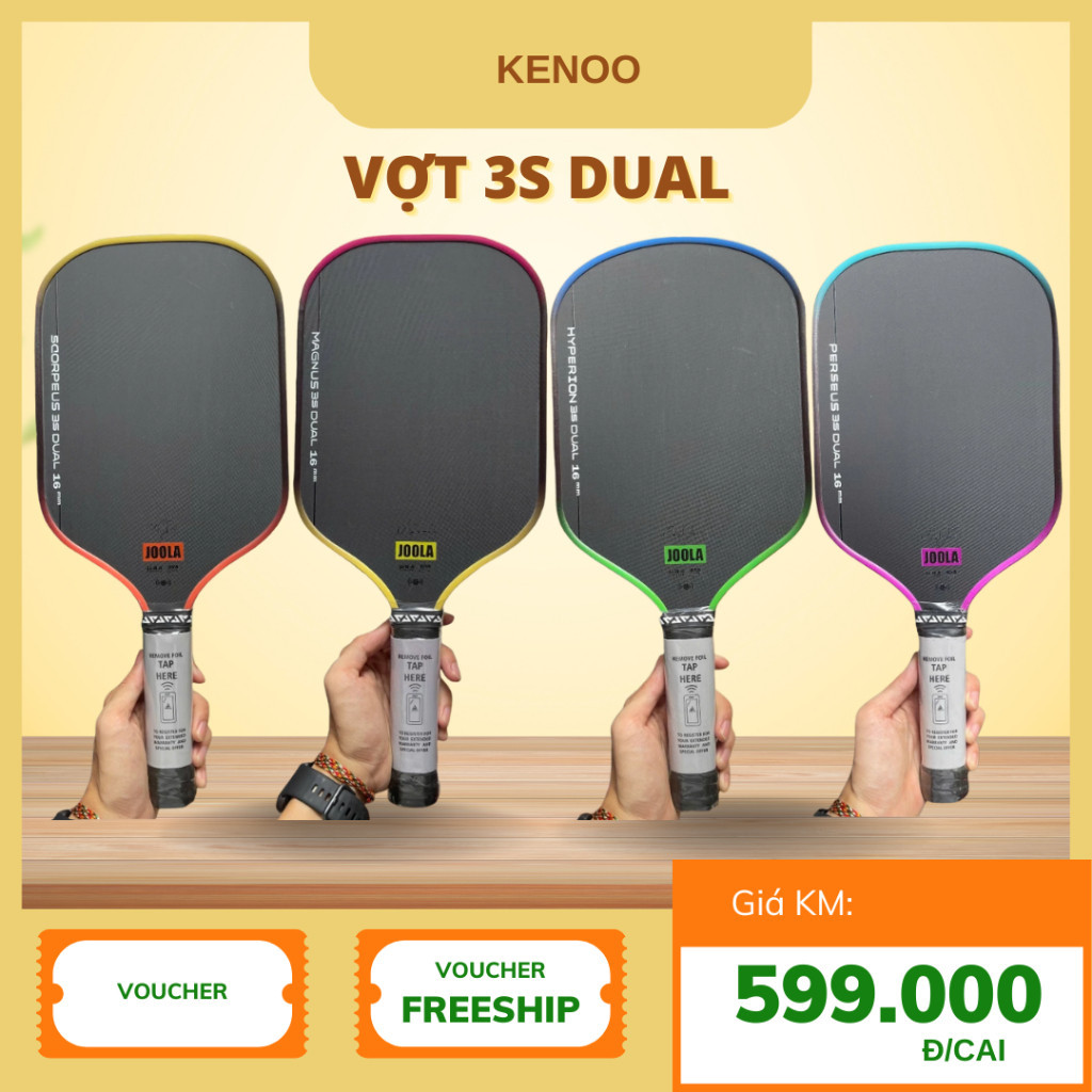 Vợt Pickleball Joola Gen 3S Dual mặt nhám có nfc