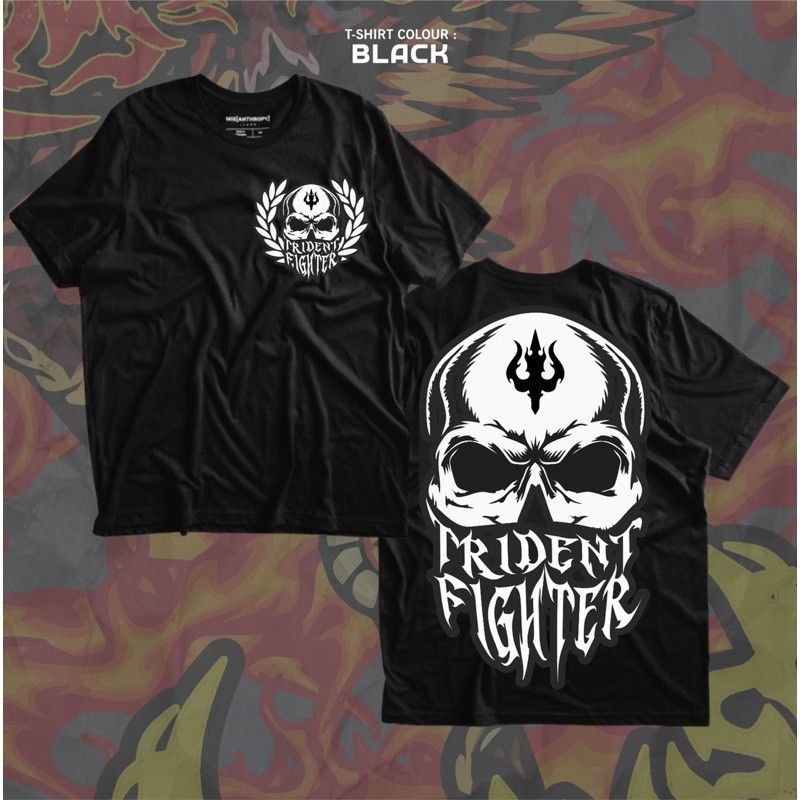 Áo thun chiến đấu thời trang Trident Pagar Nusa, Thiết kế mới nhất, Bản phân phối in màn hình Dtf