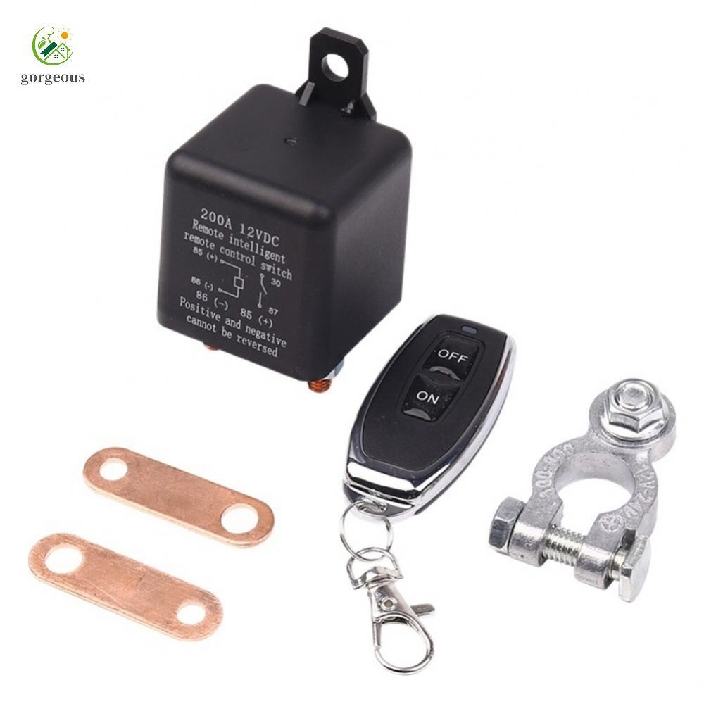 ⭐GROUS⭐200A 12V Relay High-current 200A 12V DC Capacity Direct Battery Terminal Mount
