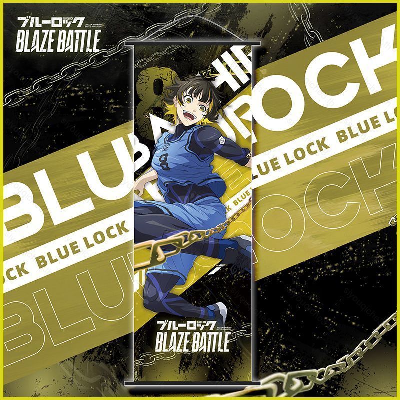 SY3 XANH KHÓA Isagi Yoichi Bachira Meguru HD Giấy Dán Tường Poster Treo Hình Anime Cuộn Vải Trang Tr